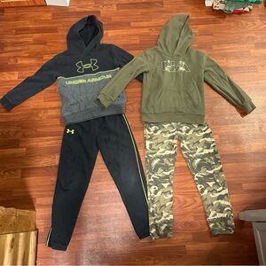 Boys UA jogger sets